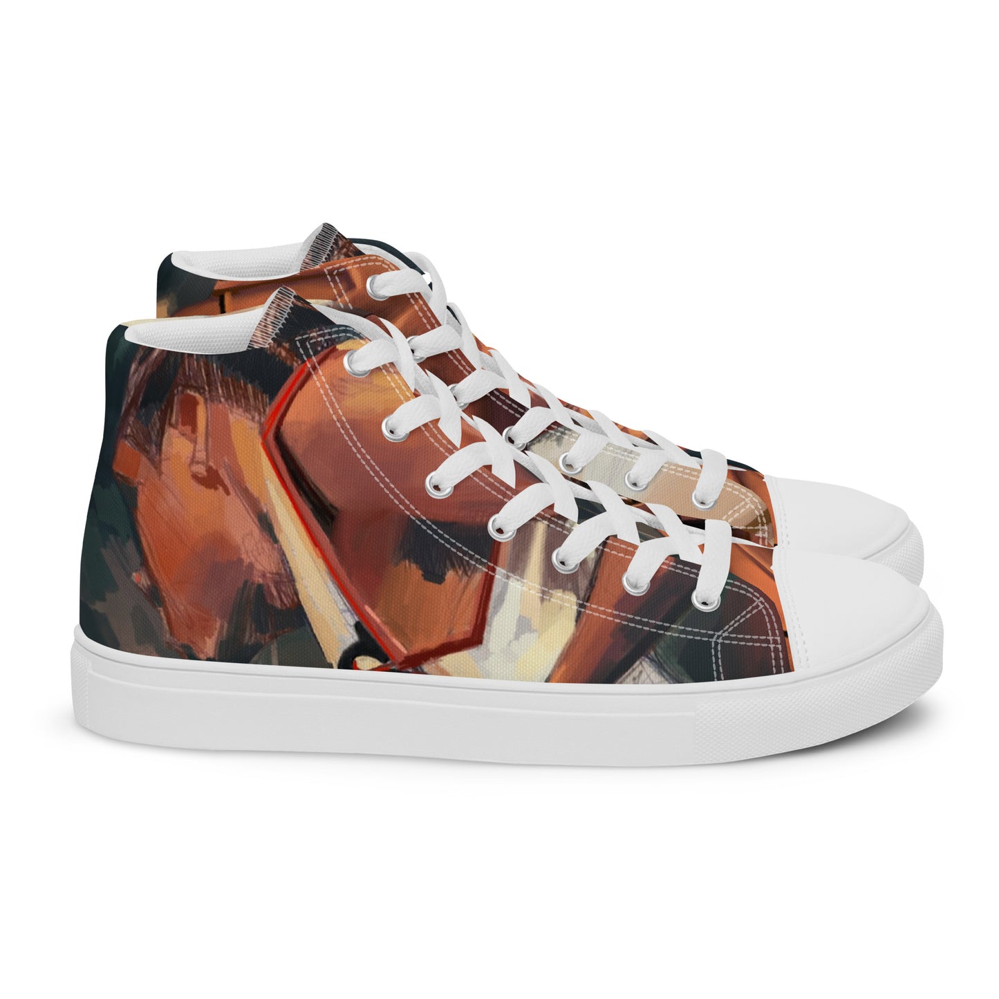 Men’s high top canvas shoes