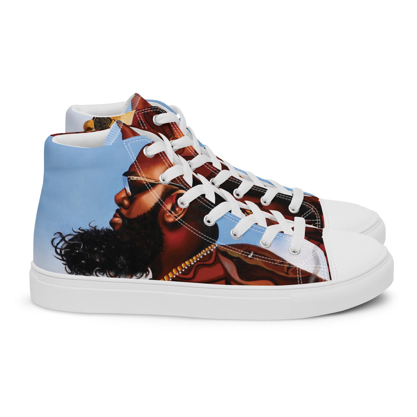 Men’s high top canvas shoes