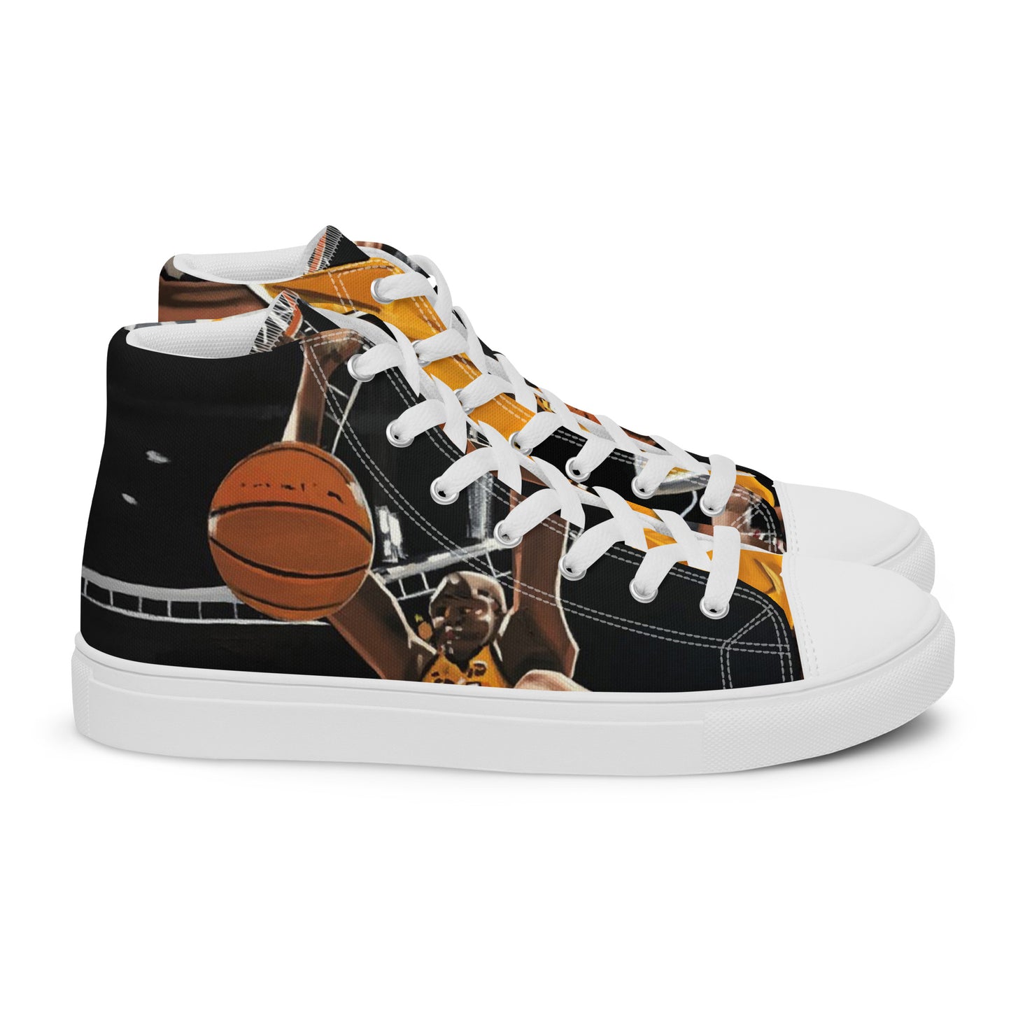 Men’s high top canvas shoes