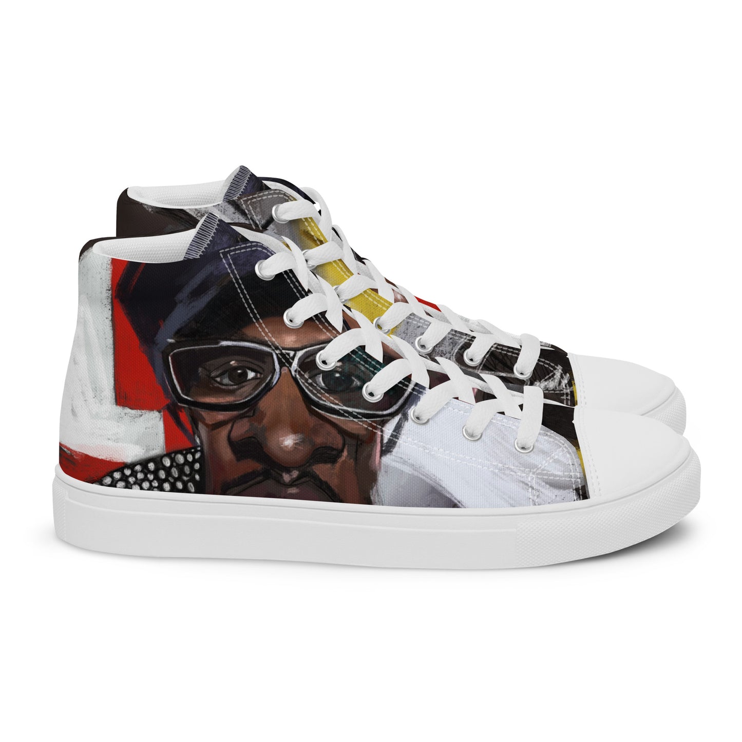 3 Stacks Men’s high top canvas shoes