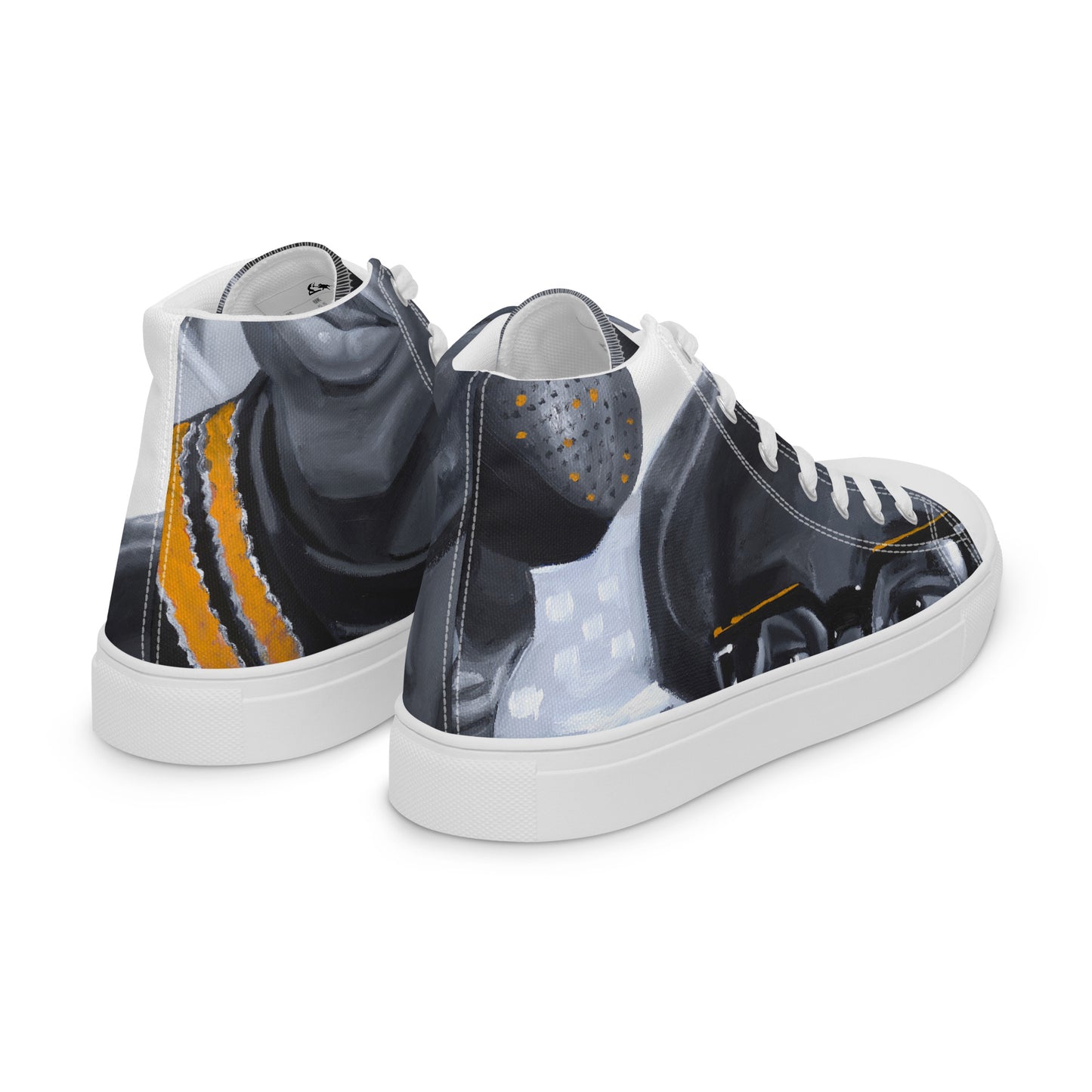 Men’s high top canvas shoes