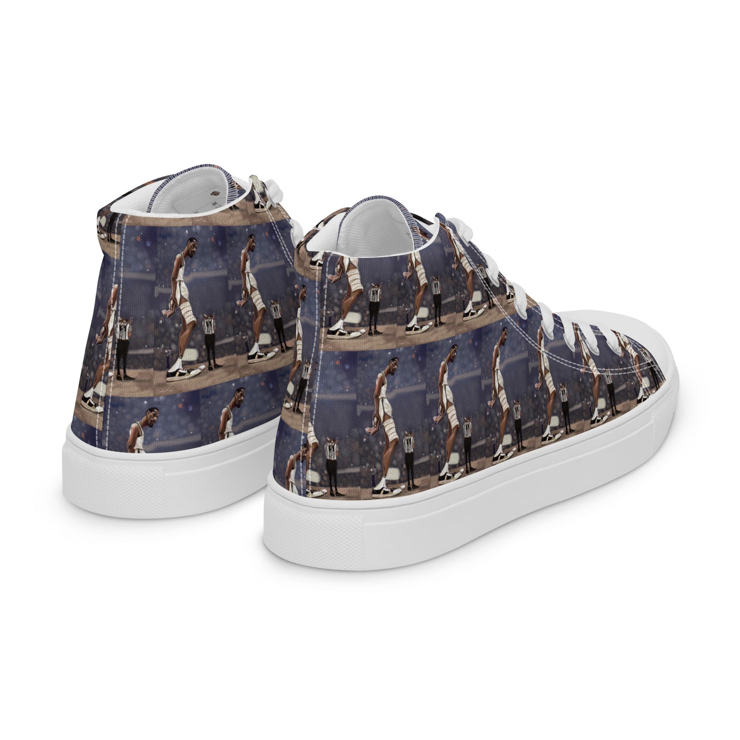 Men’s high top canvas shoes