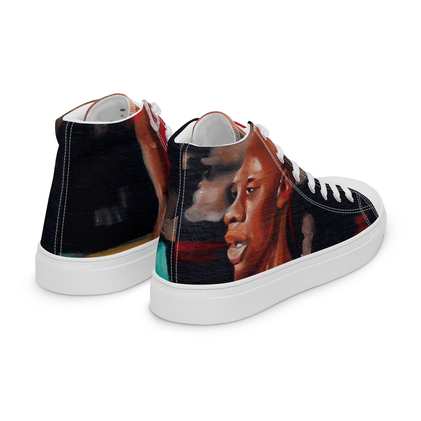 Men’s high top canvas shoes