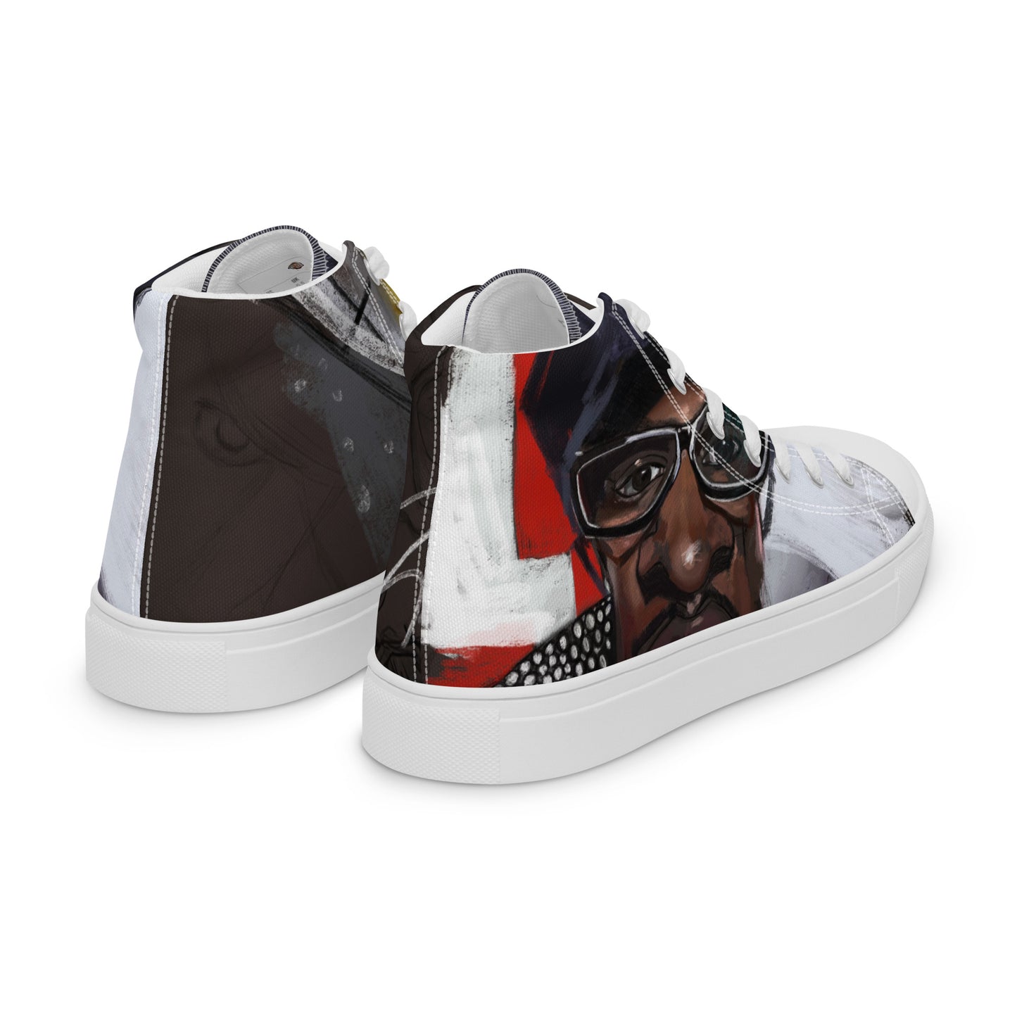 3 Stacks Men’s high top canvas shoes