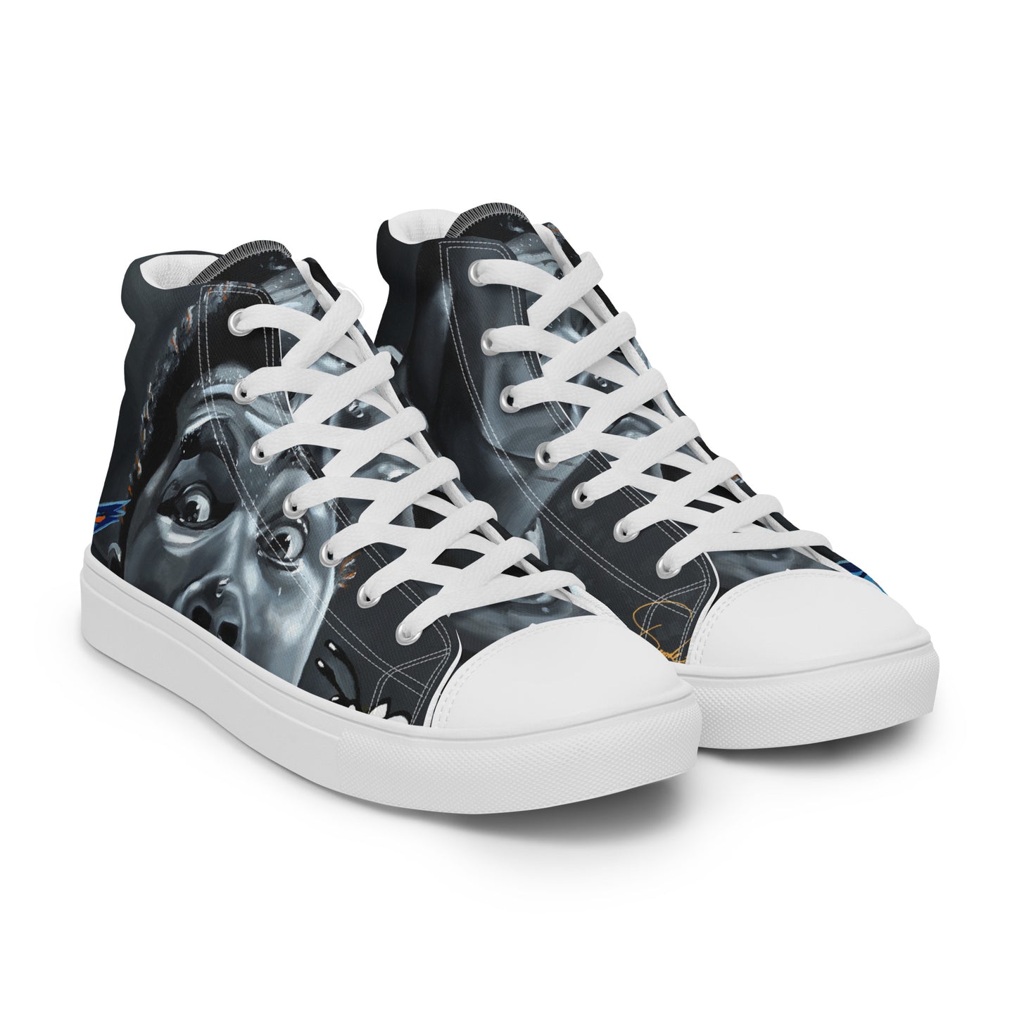 Men’s high top canvas shoes