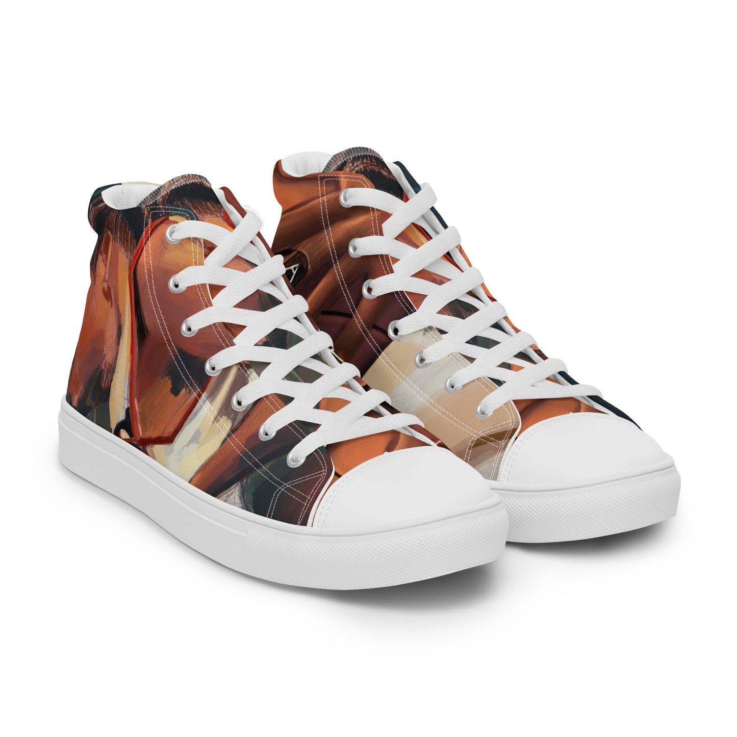 Men’s high top canvas shoes