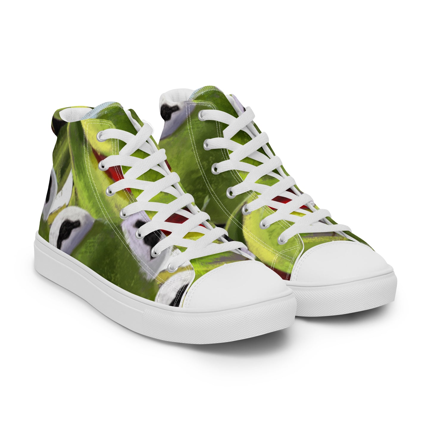 Men’s high top canvas shoes