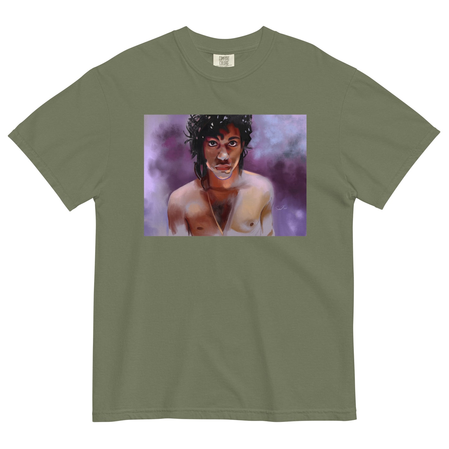 Unisex garment-dyed heavyweight t-shirt