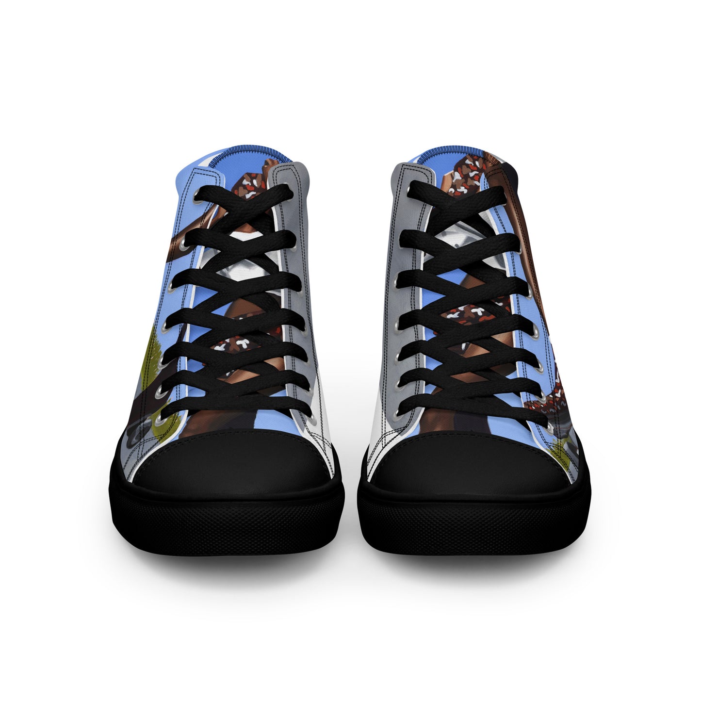 Women’s high top canvas shoes