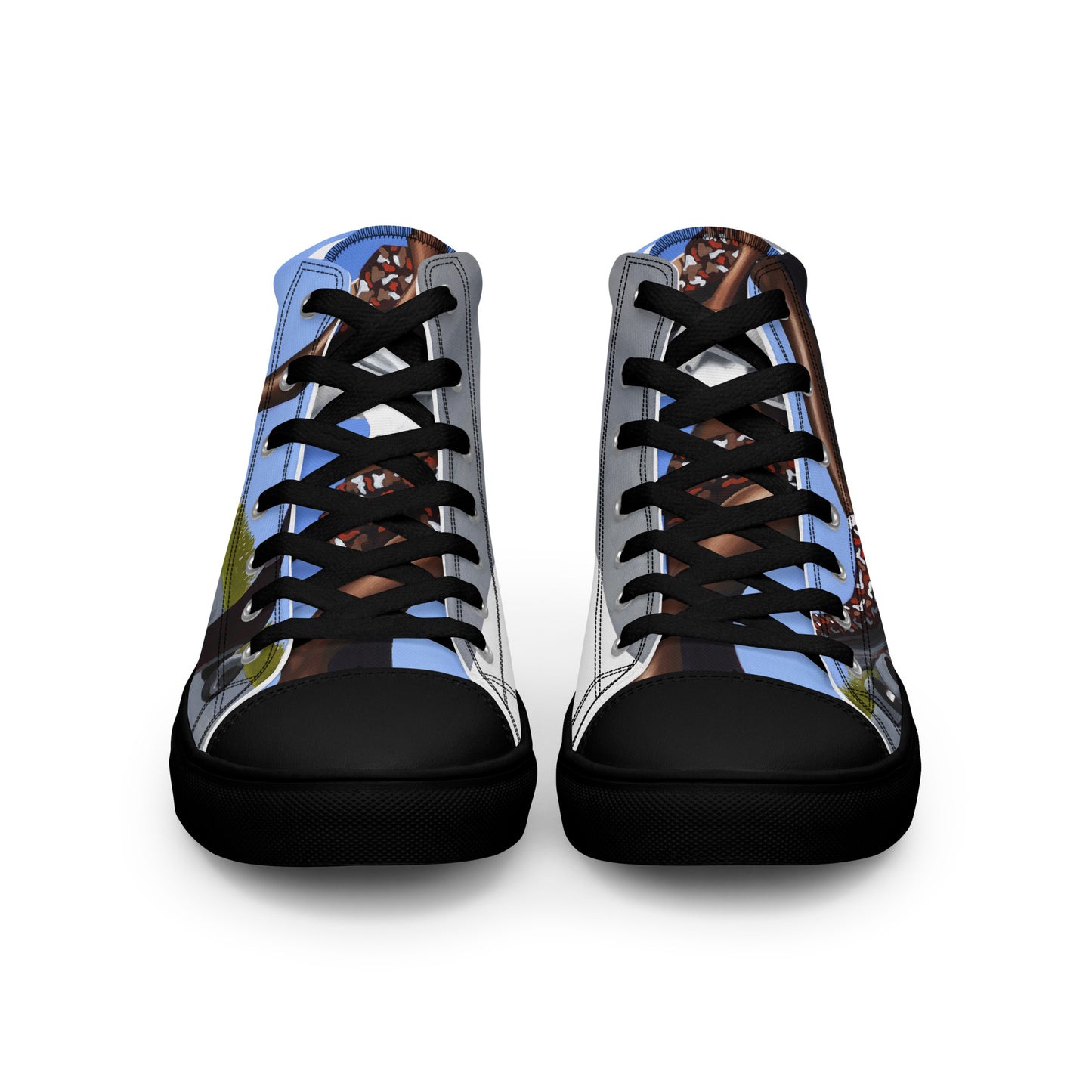 Women’s high top canvas shoes