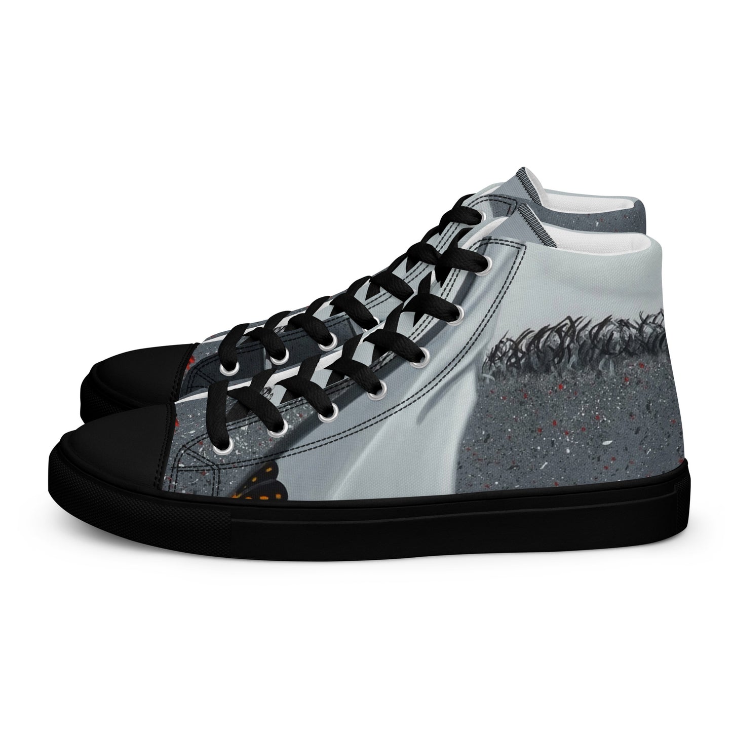 Women’s high top canvas shoes