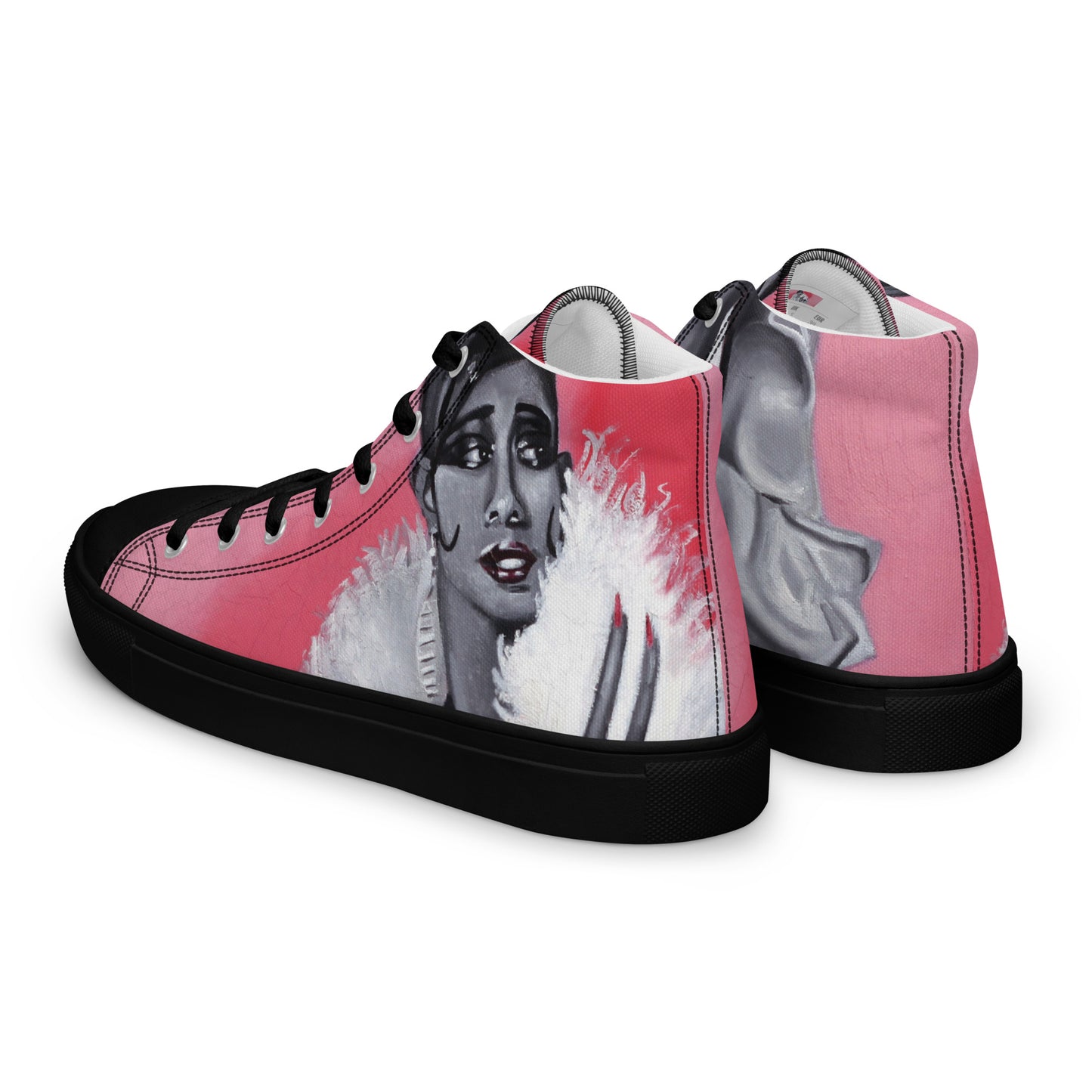 Women’s high top canvas shoes