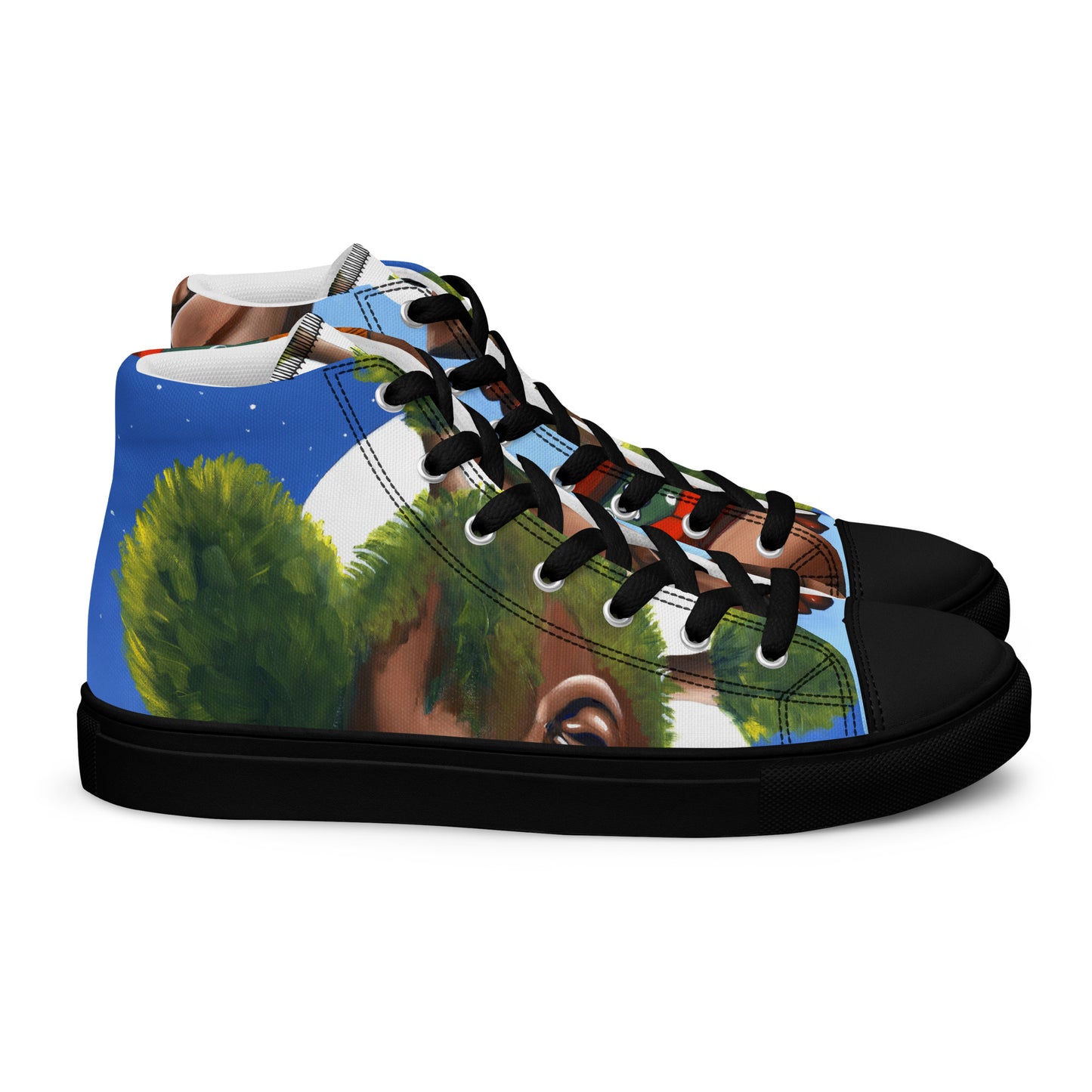 Women’s high top canvas shoes