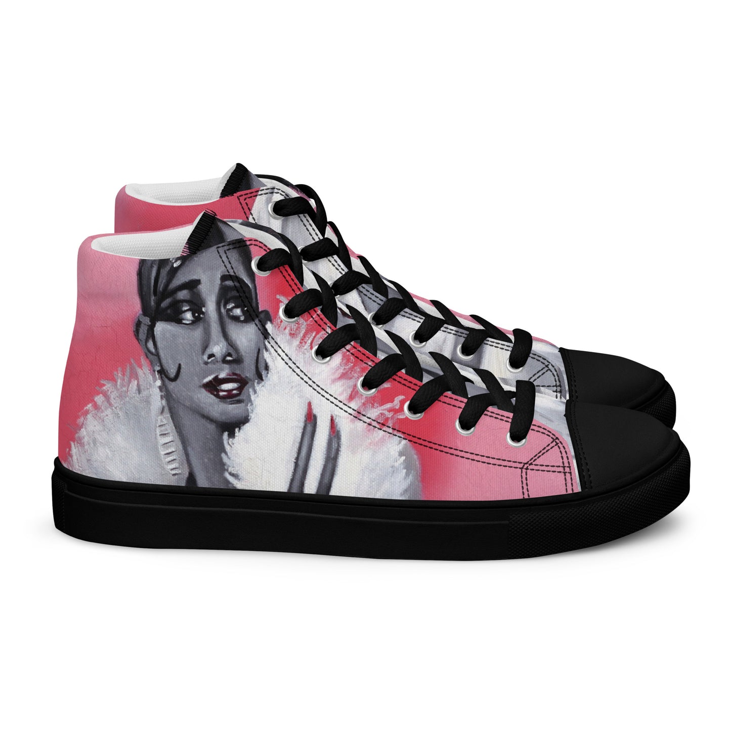 Women’s high top canvas shoes