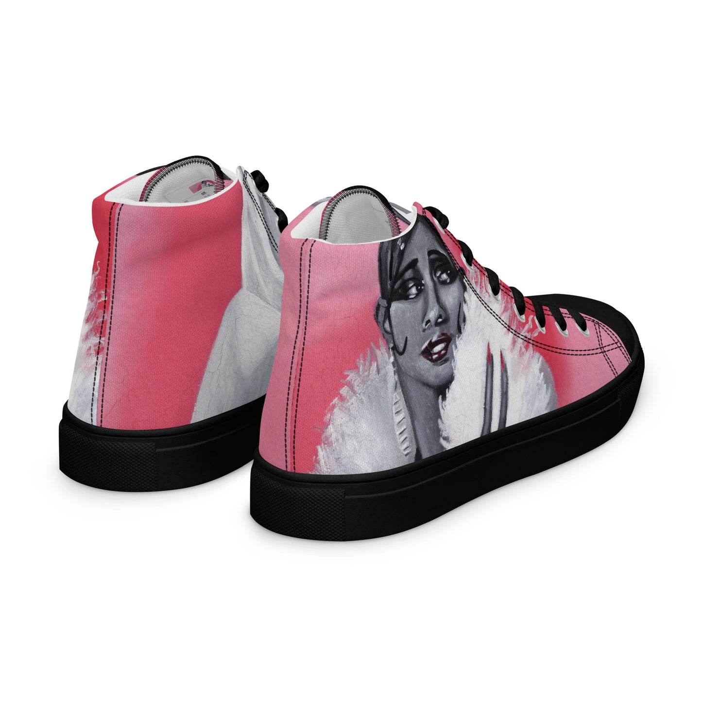 Women’s high top canvas shoes