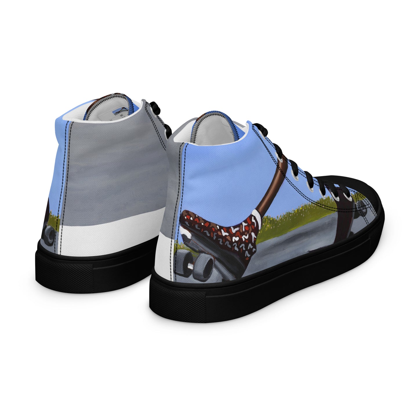 Women’s high top canvas shoes