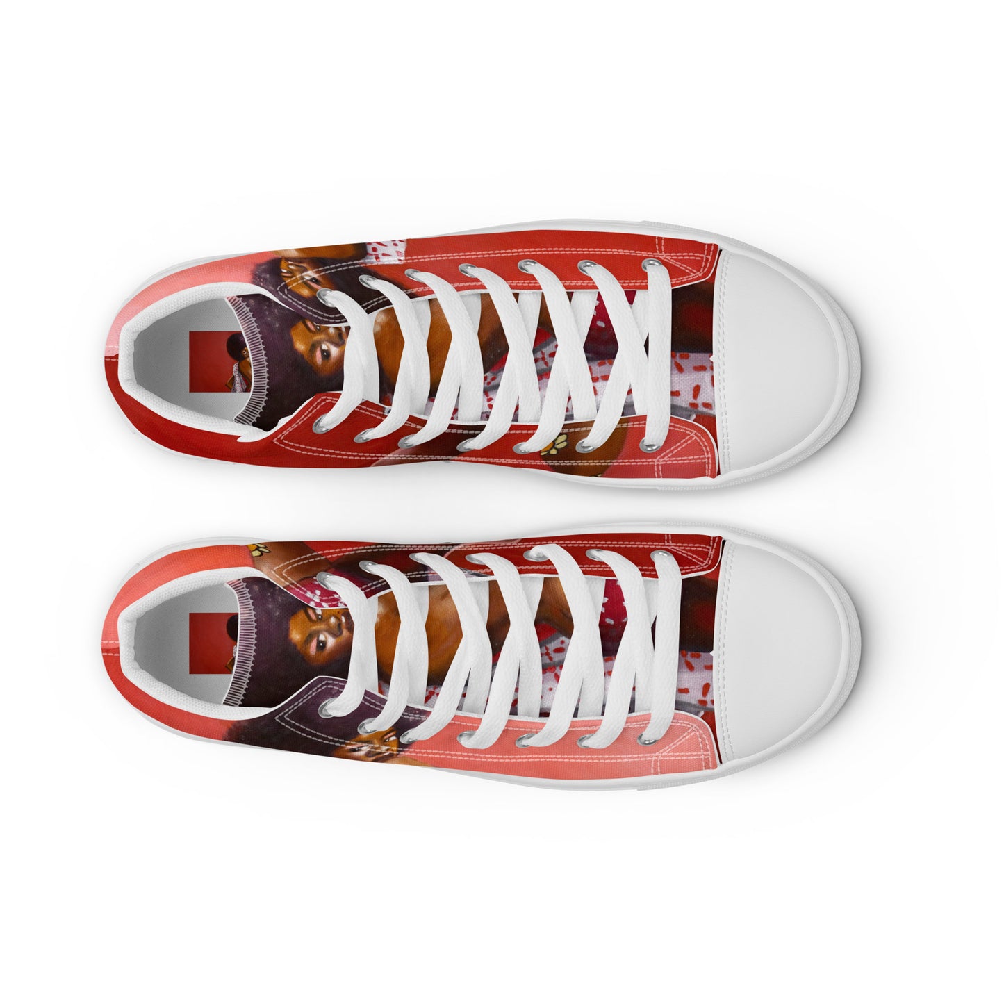 Women’s high top canvas shoes