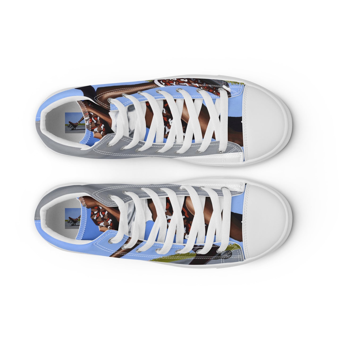 Women’s high top canvas shoes