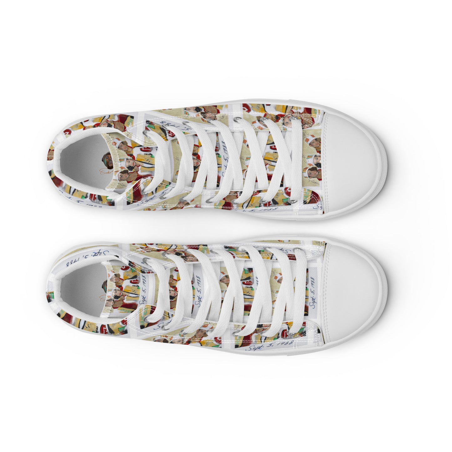 Women’s high top canvas shoes