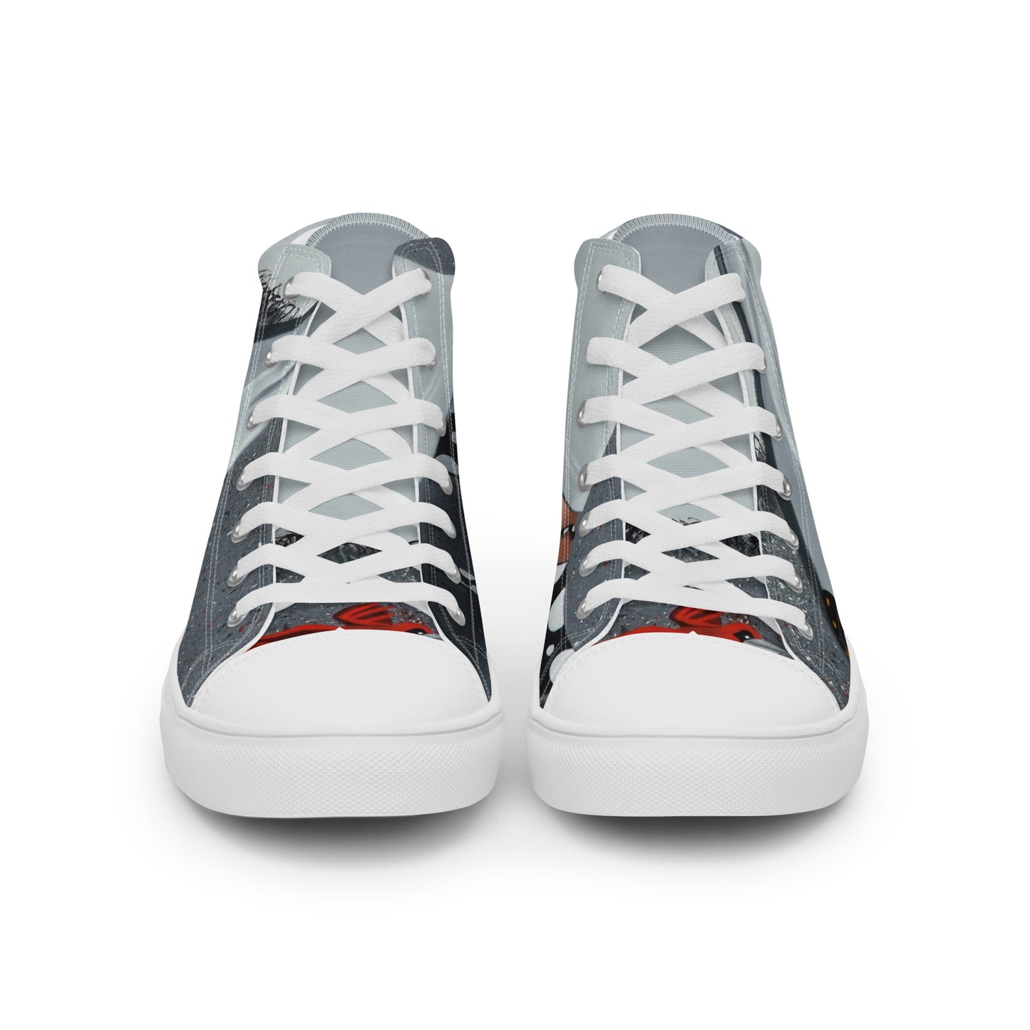 Women’s high top canvas shoes