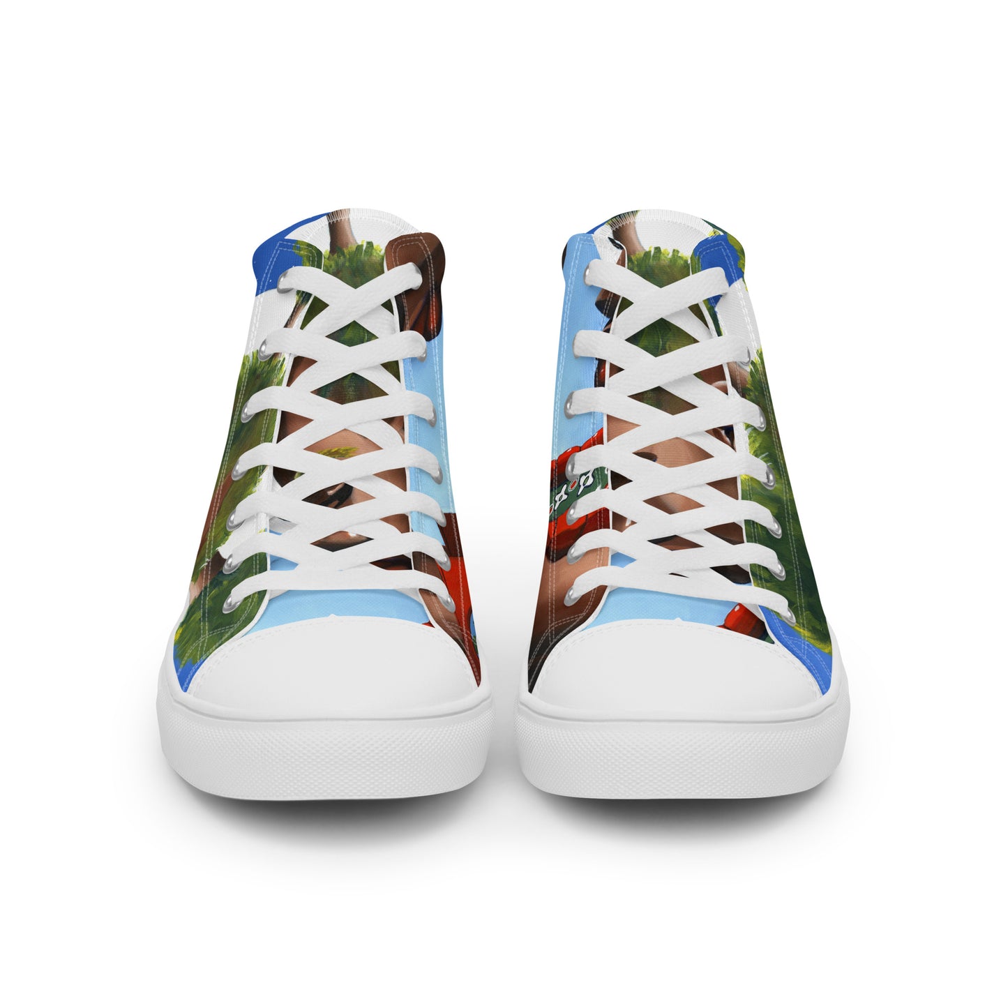 Women’s high top canvas shoes