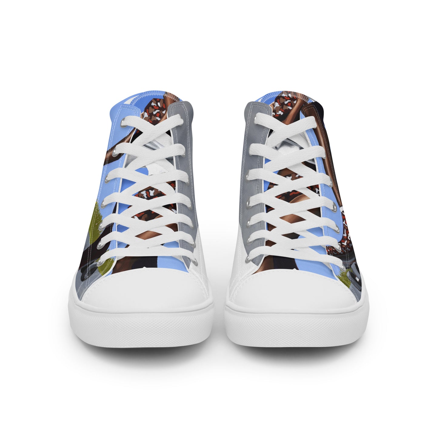 Women’s high top canvas shoes