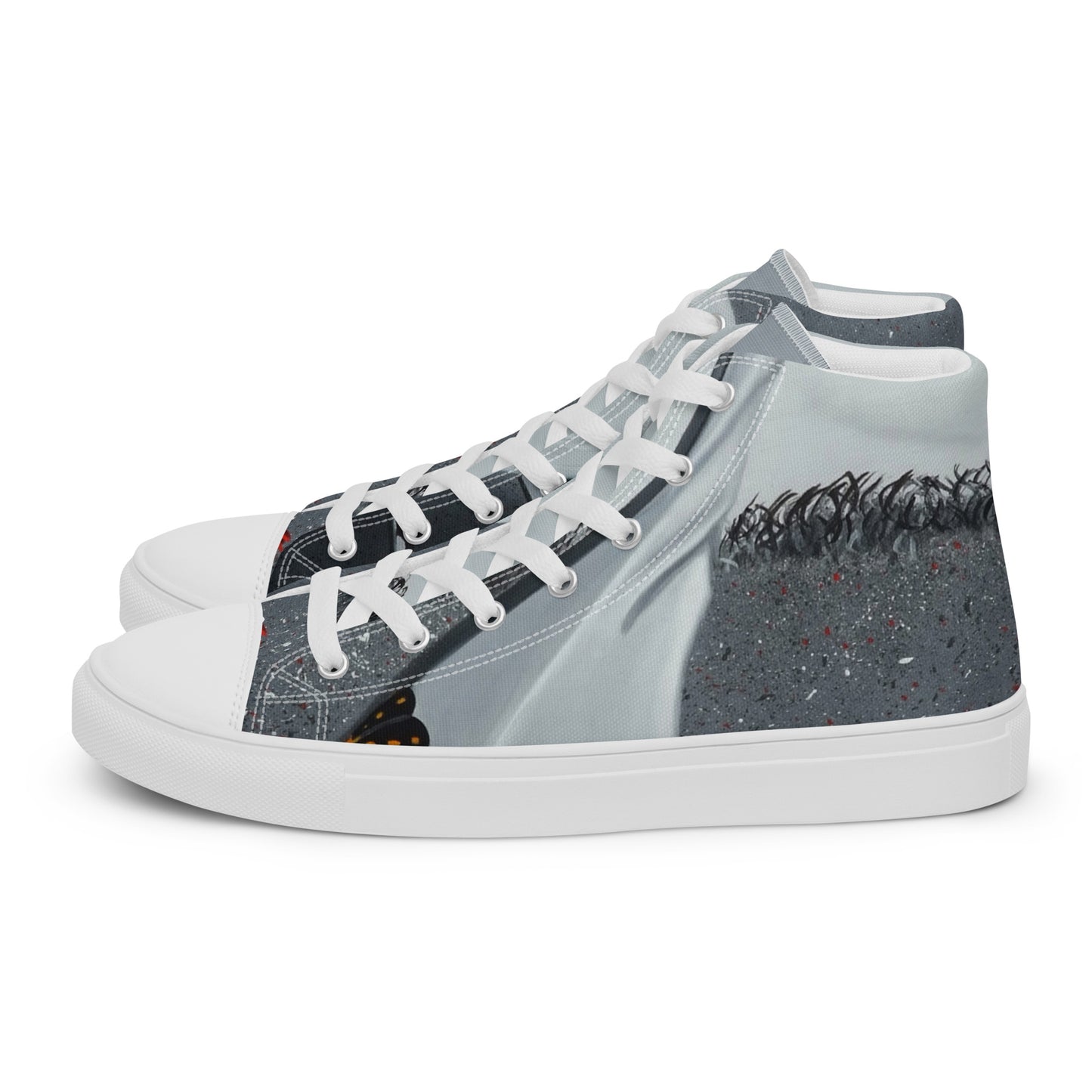 Women’s high top canvas shoes