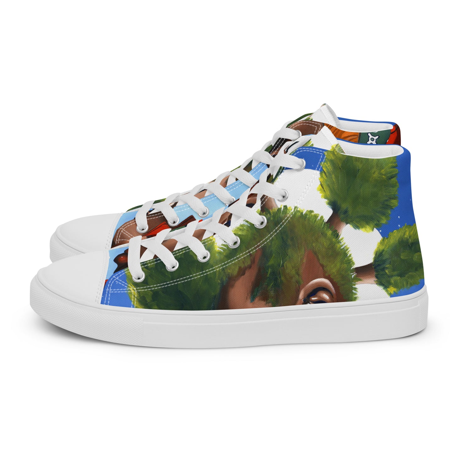 Women’s high top canvas shoes