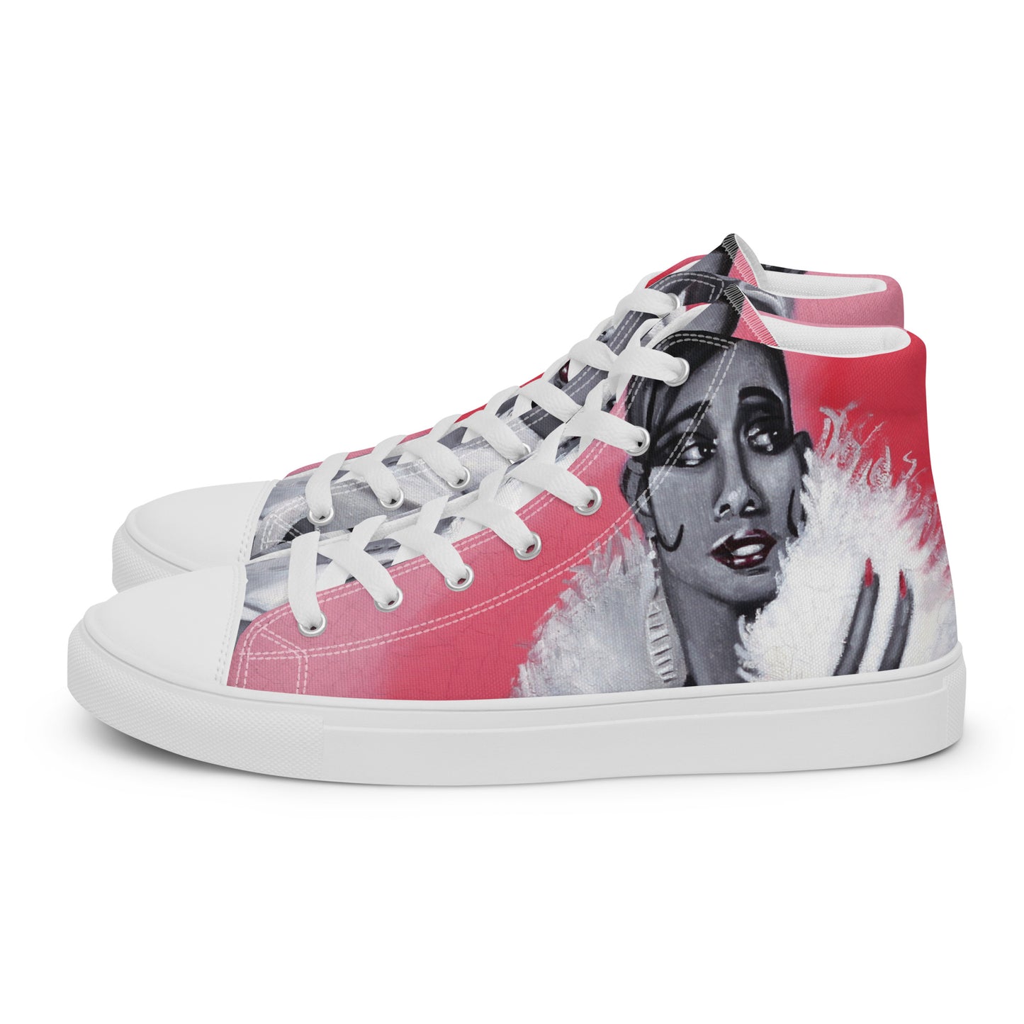 Women’s high top canvas shoes