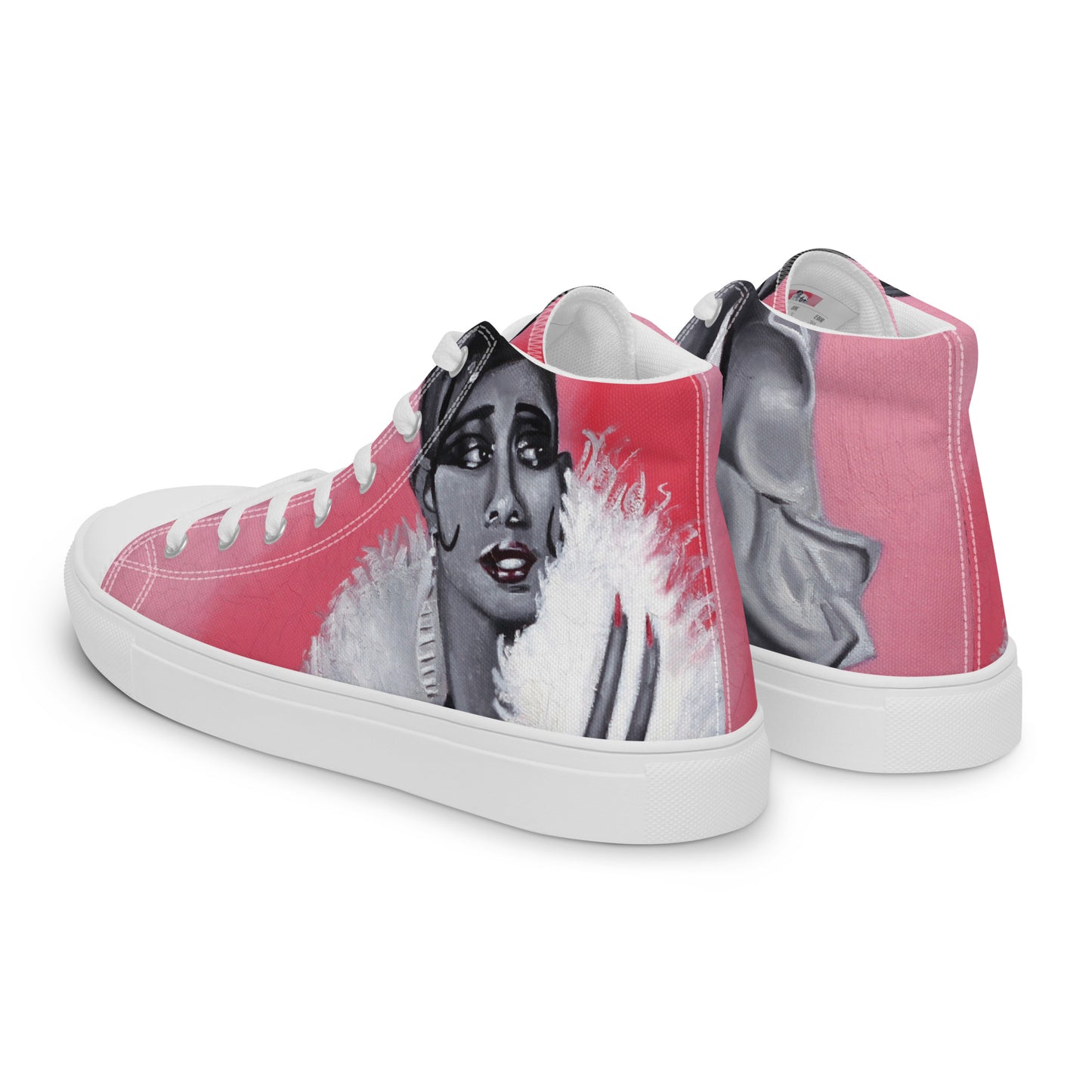 Women’s high top canvas shoes