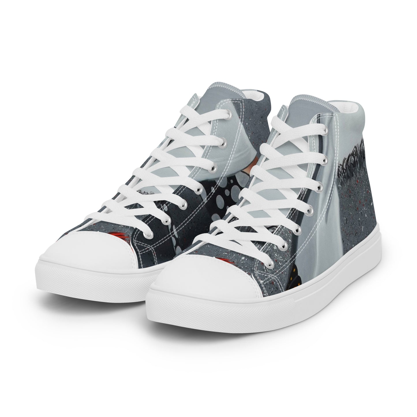 Women’s high top canvas shoes