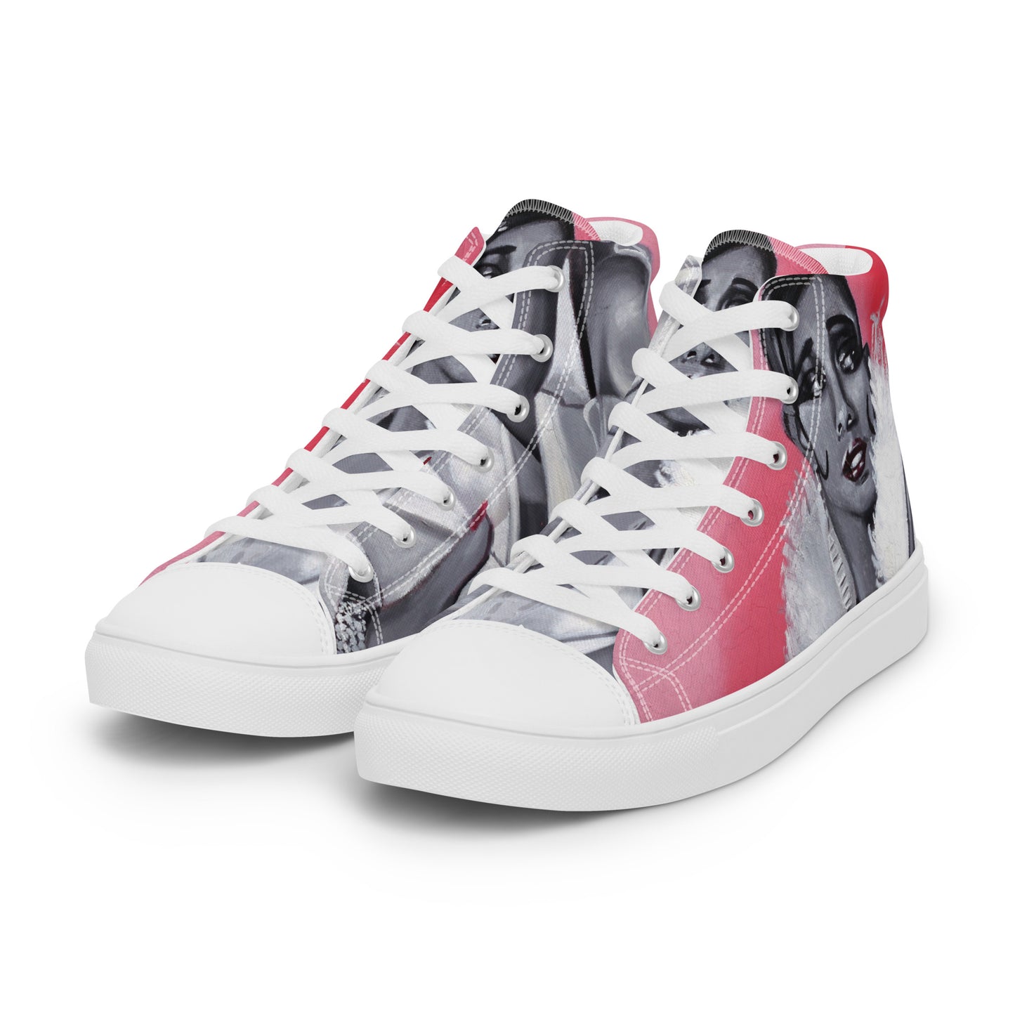 Women’s high top canvas shoes