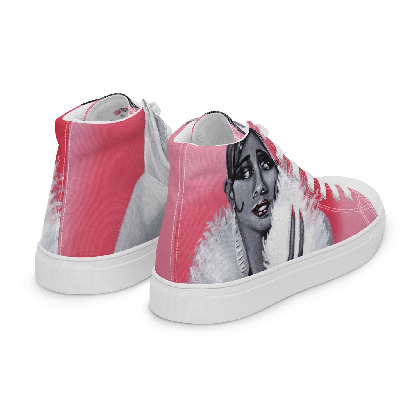 Women’s high top canvas shoes