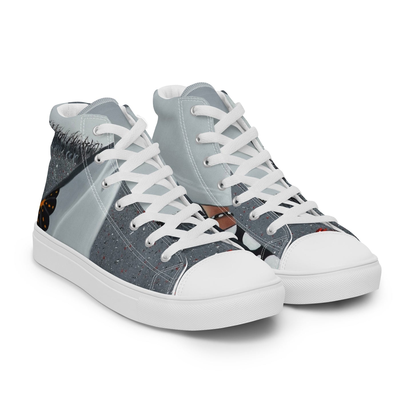 Women’s high top canvas shoes