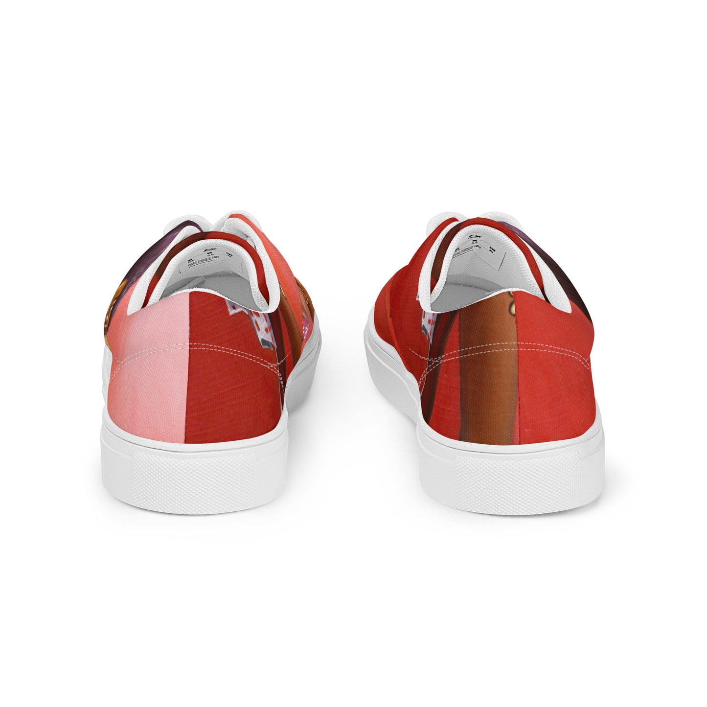 Women’s lace-up canvas shoes