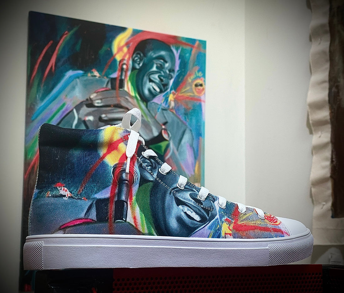 "The Fusion of Art and Fashion: Oronde Kairi's Unique Sneaker Collection"