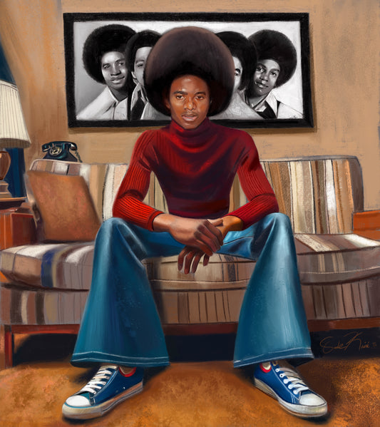 Mike New Sneaks 33"x29" Somerset Velvet Fine Art Paper