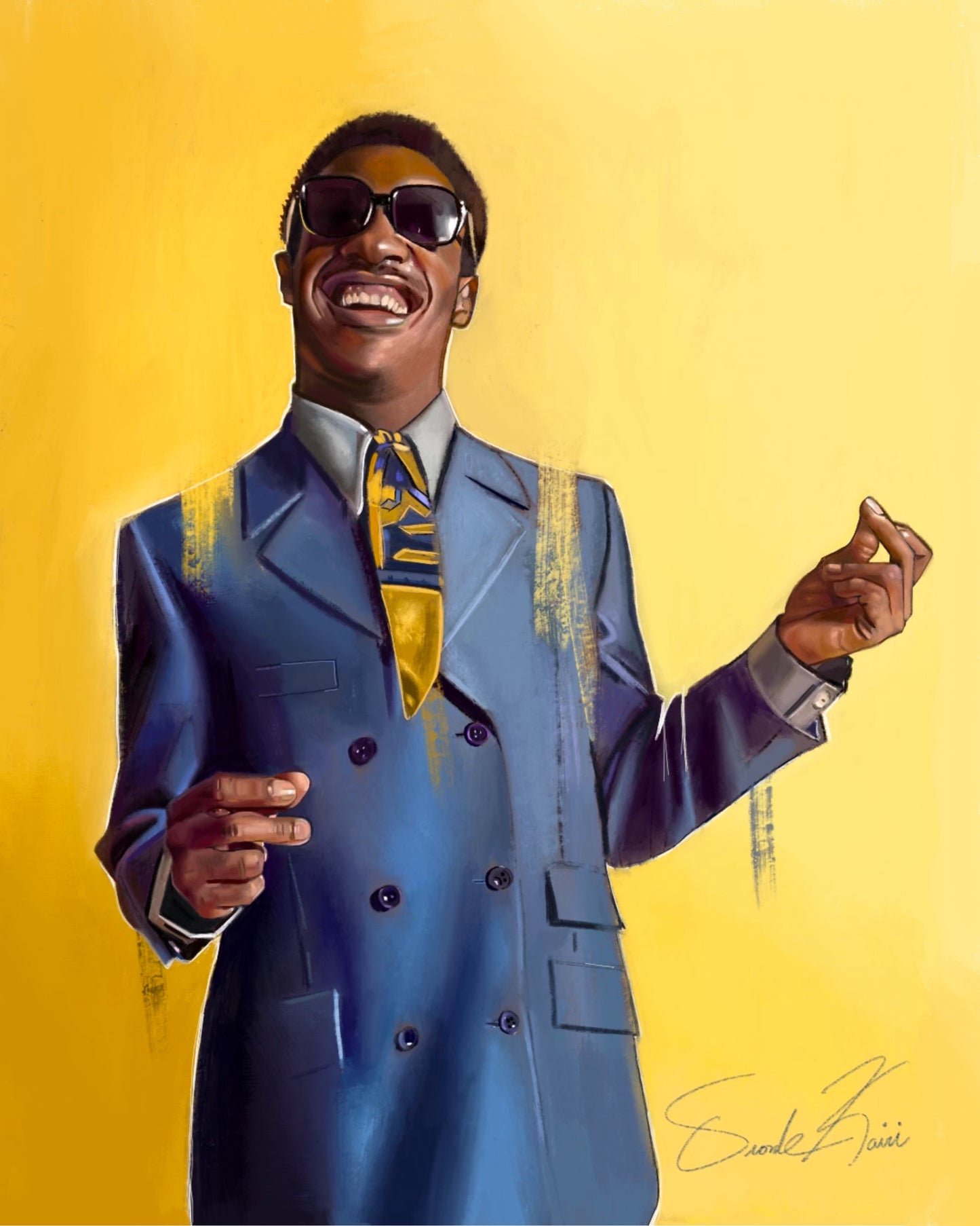 Classic Stevie 16x20 fine art paper