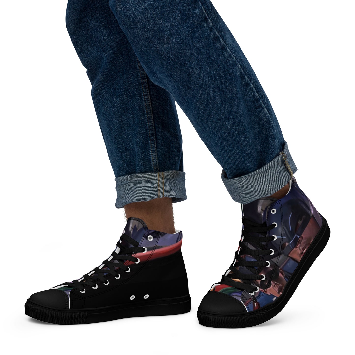 Mr. West Men’s high top canvas shoes