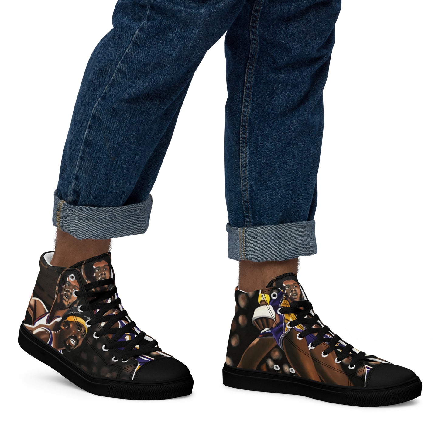 clash of the titans high top canvas shoes