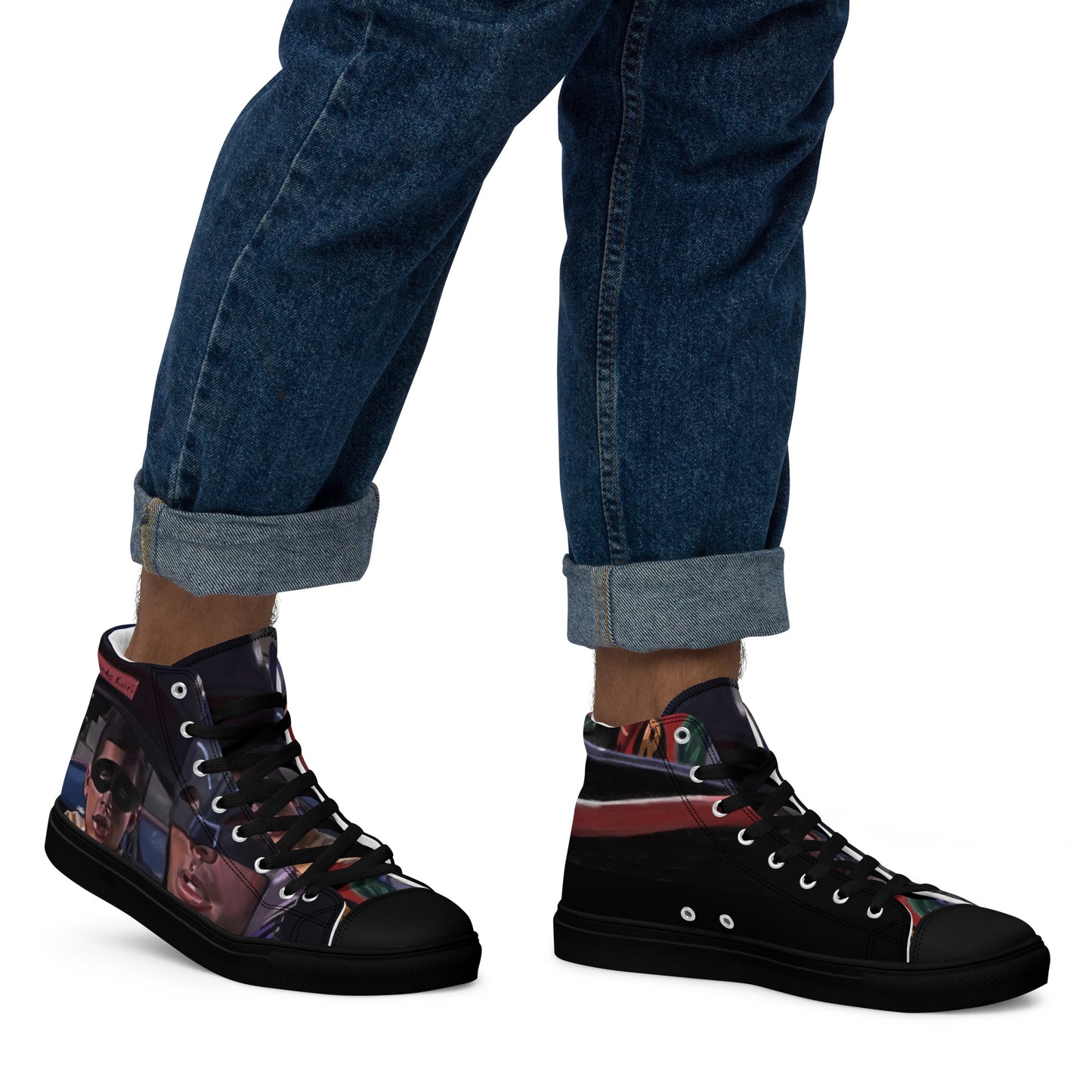 Mr. West Men’s high top canvas shoes