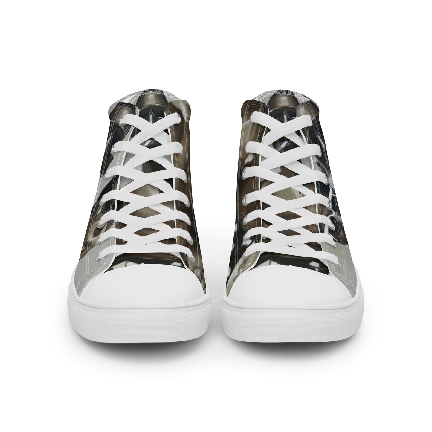 Two By The Hips  high top canvas shoes