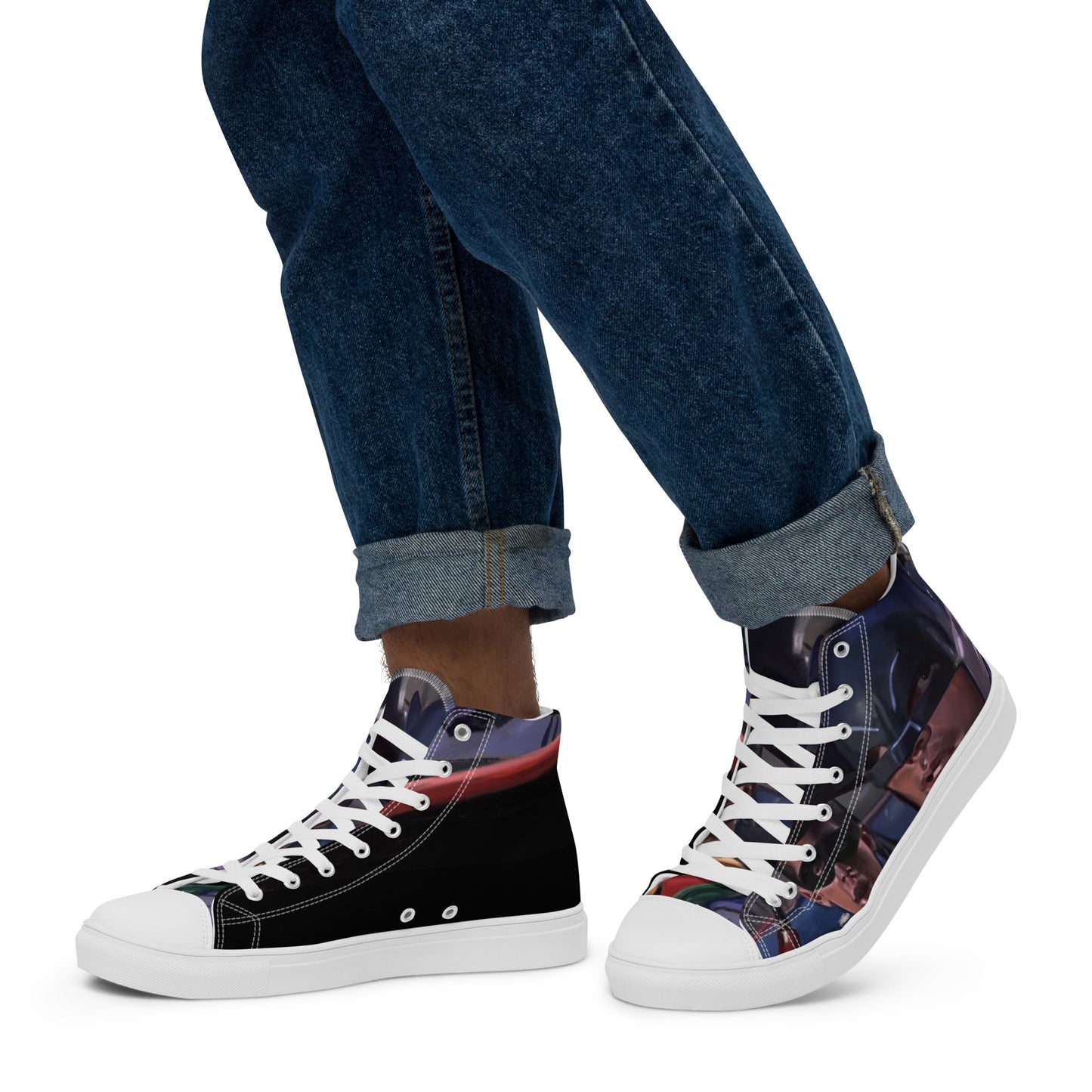 Mr. West Men’s high top canvas shoes