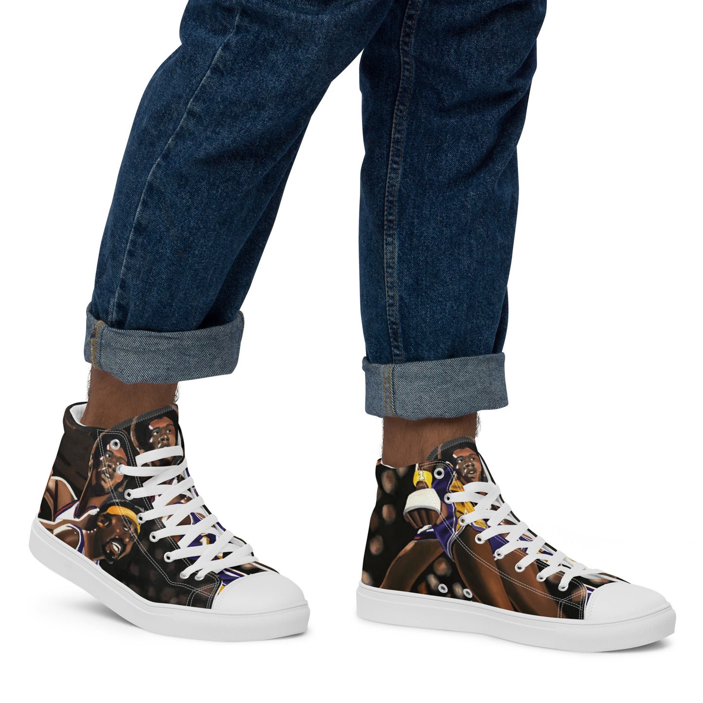 clash of the titans high top canvas shoes