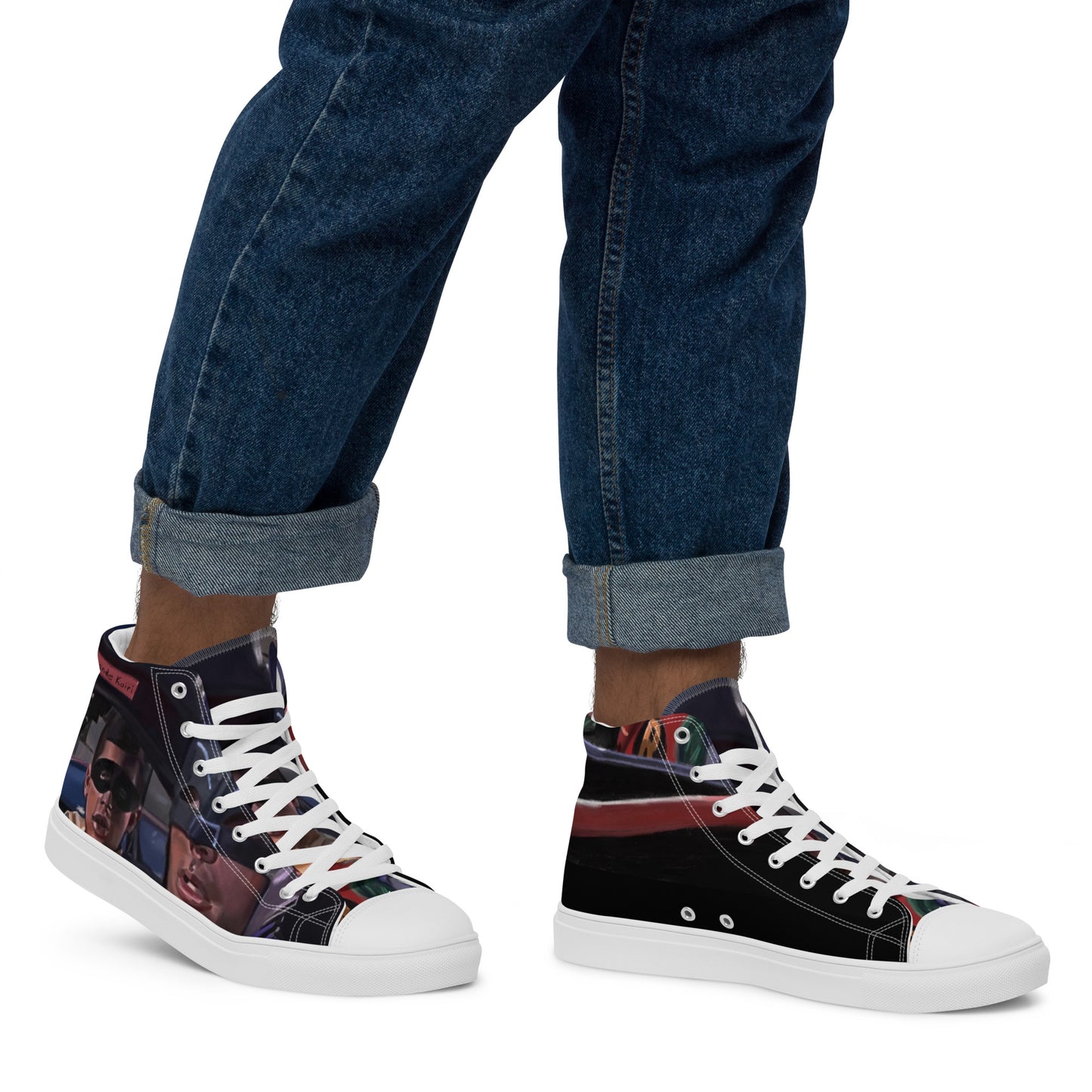 Mr. West Men’s high top canvas shoes